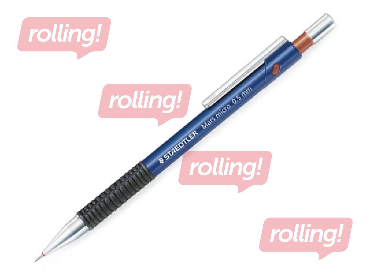 Mechanical pencil Mars micro 775, B, with eraser, 0.5mm