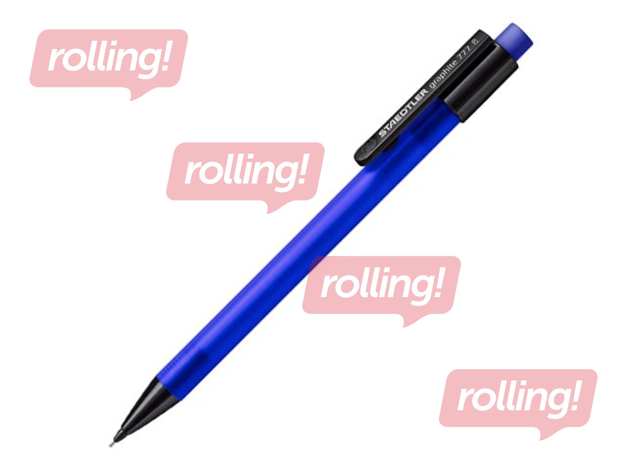 Mehaaniline pliiats Staedtler 777, B kustutuskummiga, sinine, 0.7mm