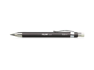 Mechanical pencil Milan, with 6 graphite refills, black, 5.2mm