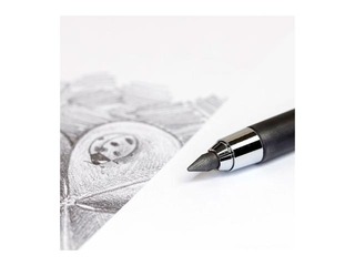 Mechanical pencil Milan, with 6 graphite refills, black, 5.2mm