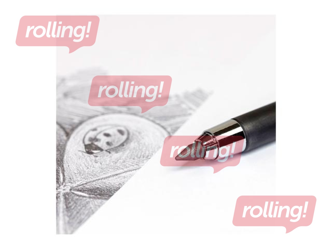 Механический карандаш Milan, 6 графитов, черный, 5.2мм