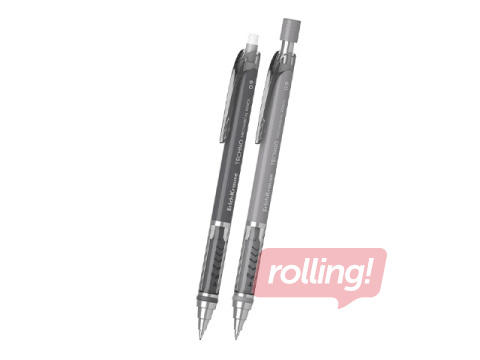 Mechanical pencil ErichKrause Techno, HB, with eraser, 0.9 mm