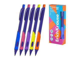 Mechanical pencil ErichKrause ErgoLine Kids Neon, HB, with sharpener, 2.0mm