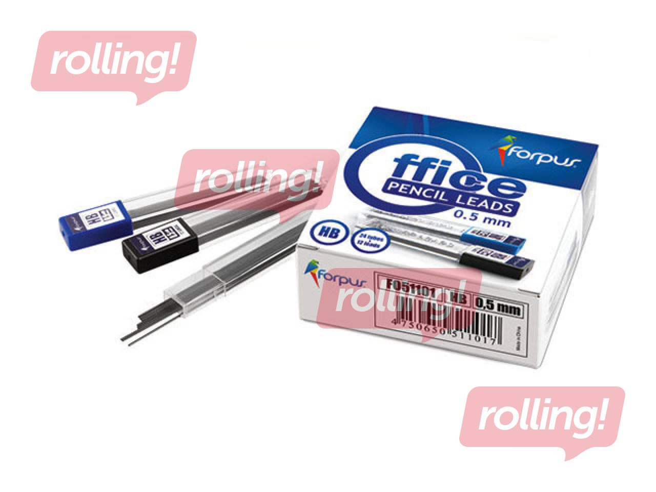 Graphite leads Forpus, HB, 0.7mm