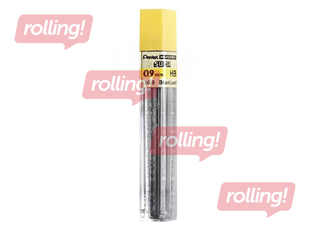 Graphites for mechanical pencil Pentel HI-POLYMER, HB, 0.9mm