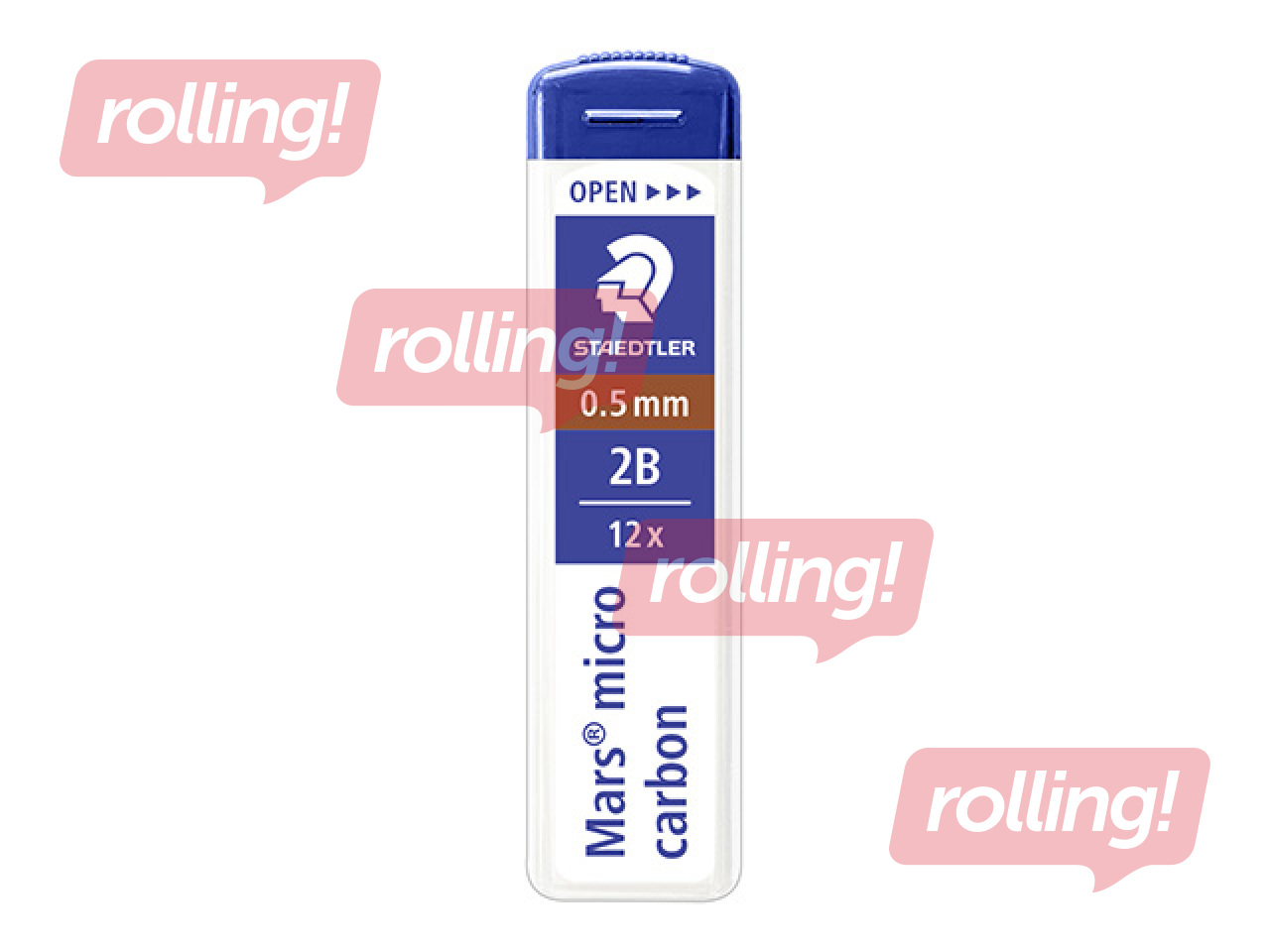 Graphite leads Mars micro, 2B, 0.5mm