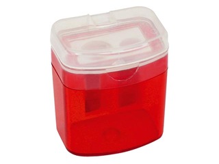 Точилка для карандашей Grand, двойная, закрываемая