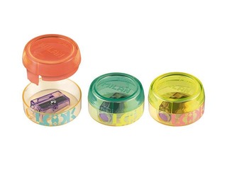 Pencil sharpener Milan Spin New Look with container