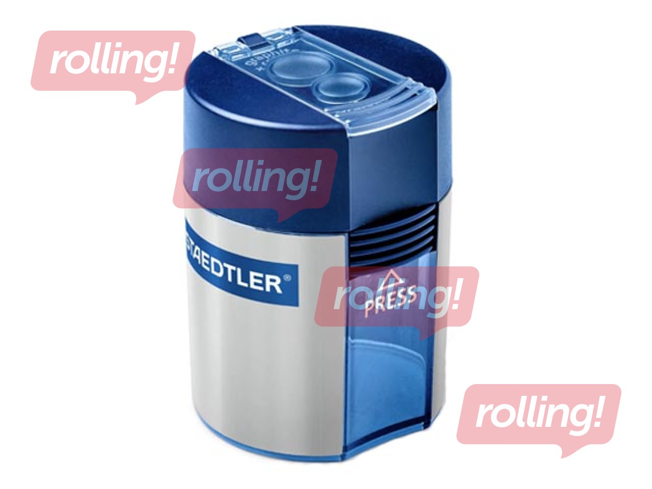 Zīmuļu asinātājs dubultais ar konteineru Staedtler 512