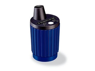 Pencil graphite sharpener with container Staedtler, Mars 502, double-hole, blue