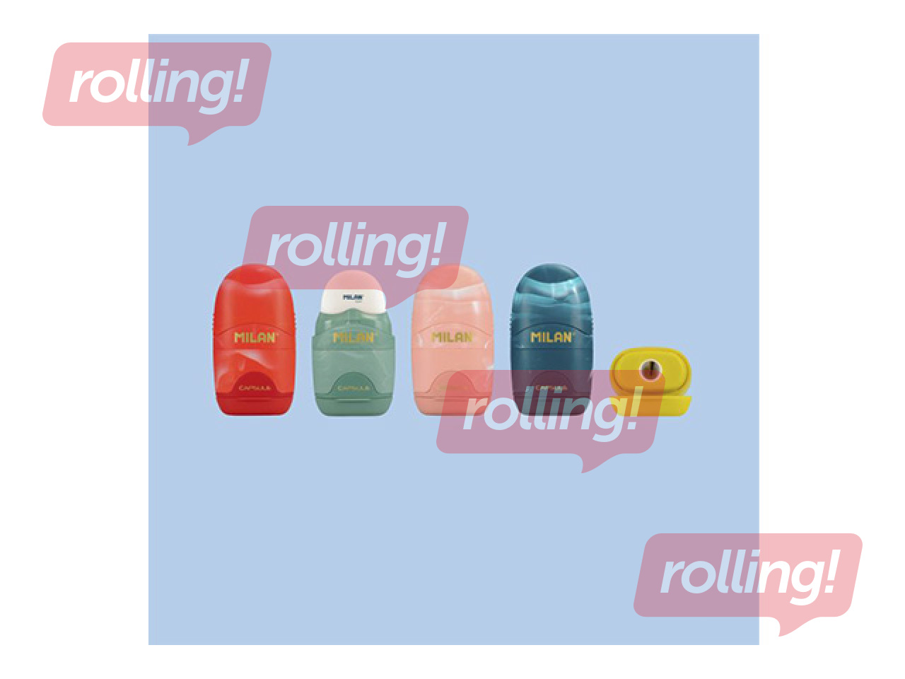 Pliiatsiteritaja kustutuskummiga Milan, Capsule Lava