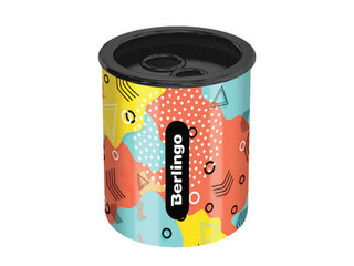 Double pencil sharpener with container Memphis, metal