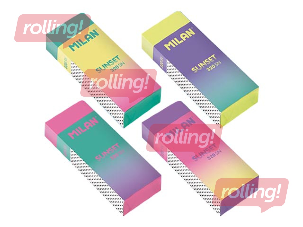 Kustutuskumm  Sunset Milan