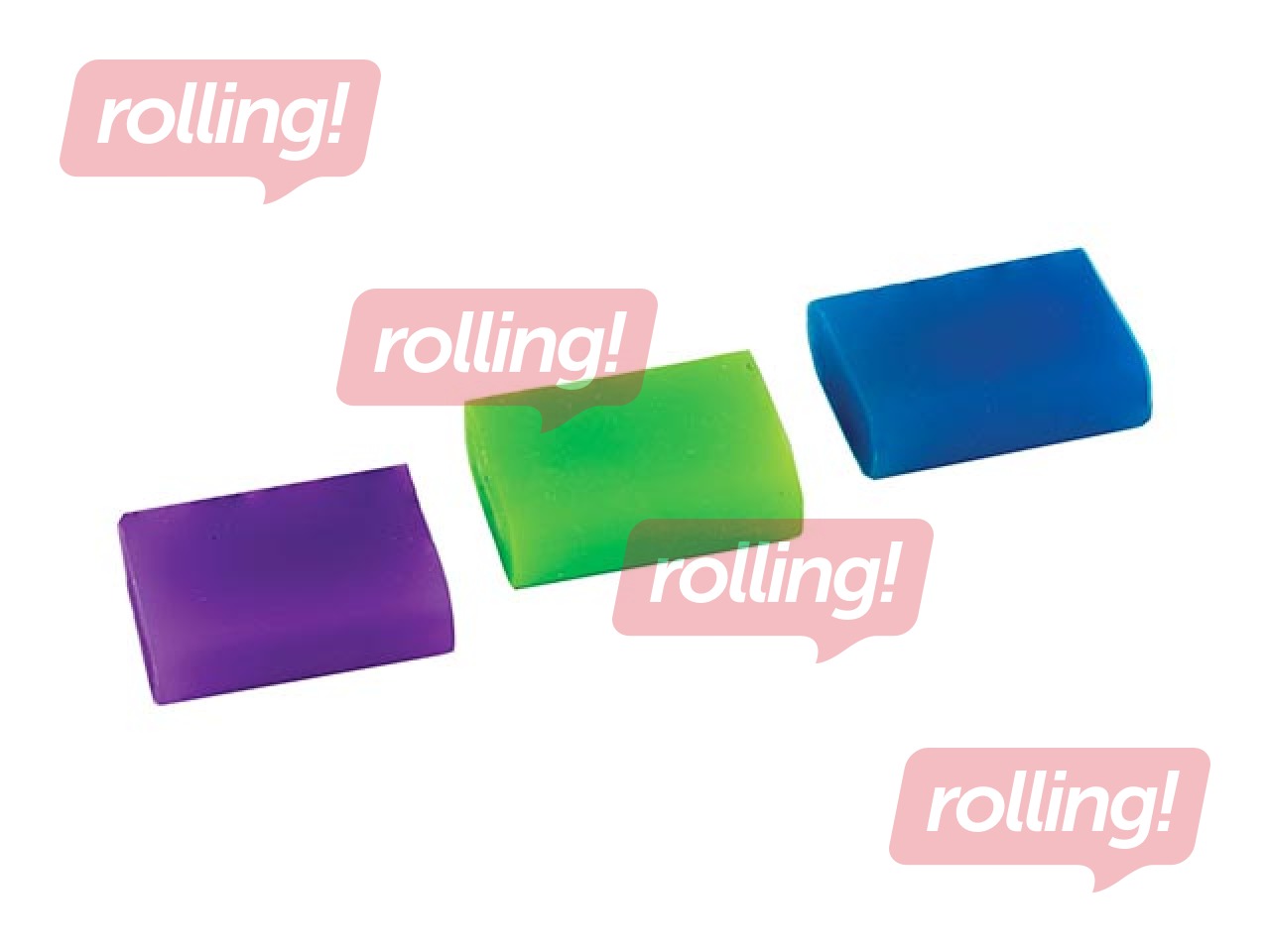 Kustutuskumm Centrum, erinevad värvid