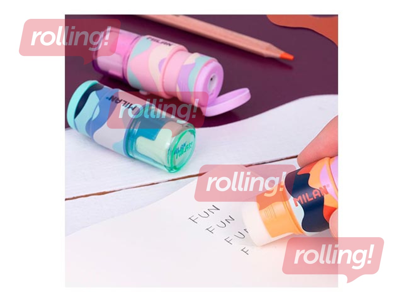 Dzēšgumija-zīmuļu asinātājs Milan, Extension The Fun