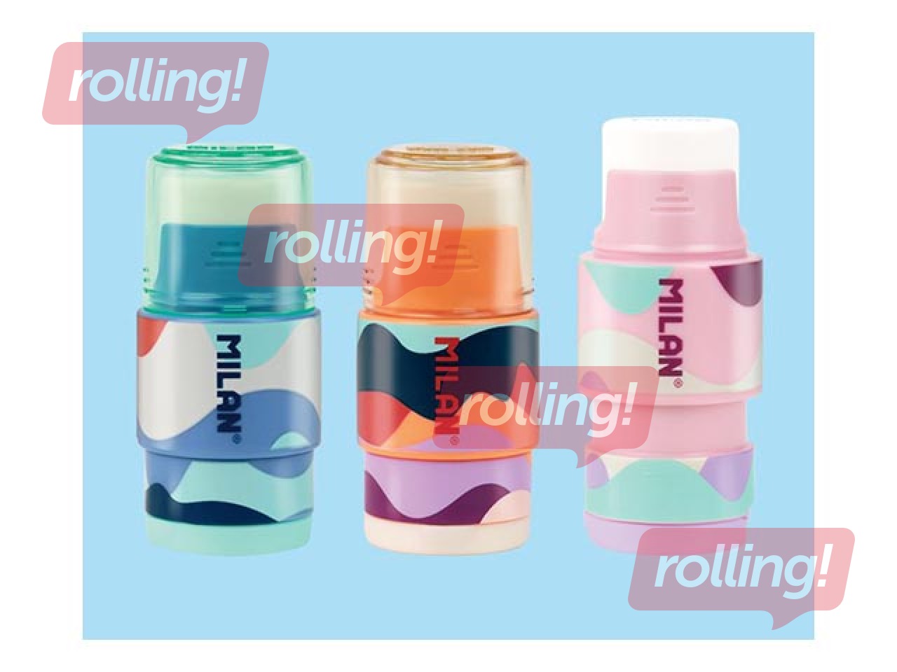 Kustutuskumm pliiatsiteritajaga Milan, Extension The Fun