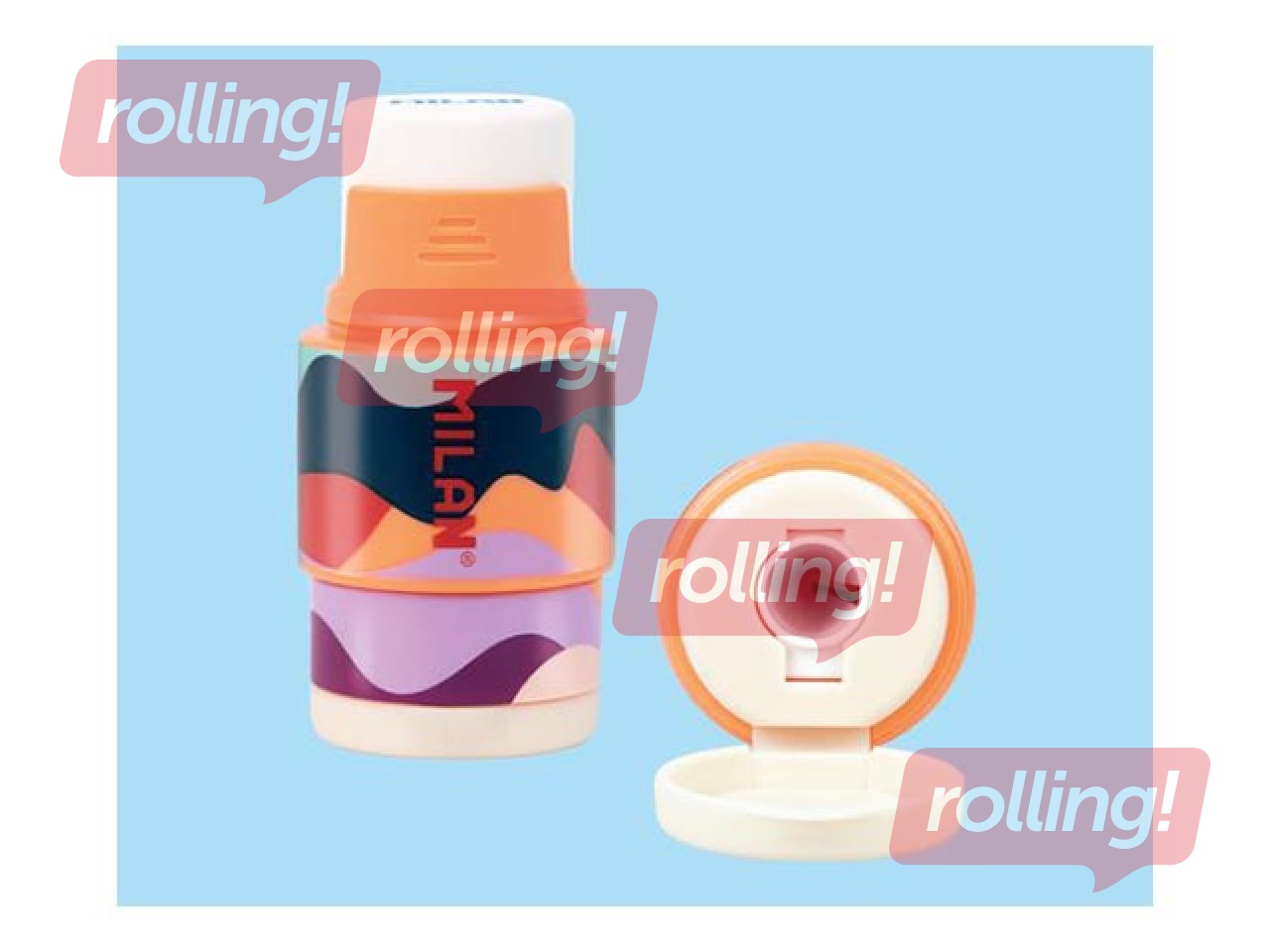 Kustutuskumm pliiatsiteritajaga Milan, Extension The Fun