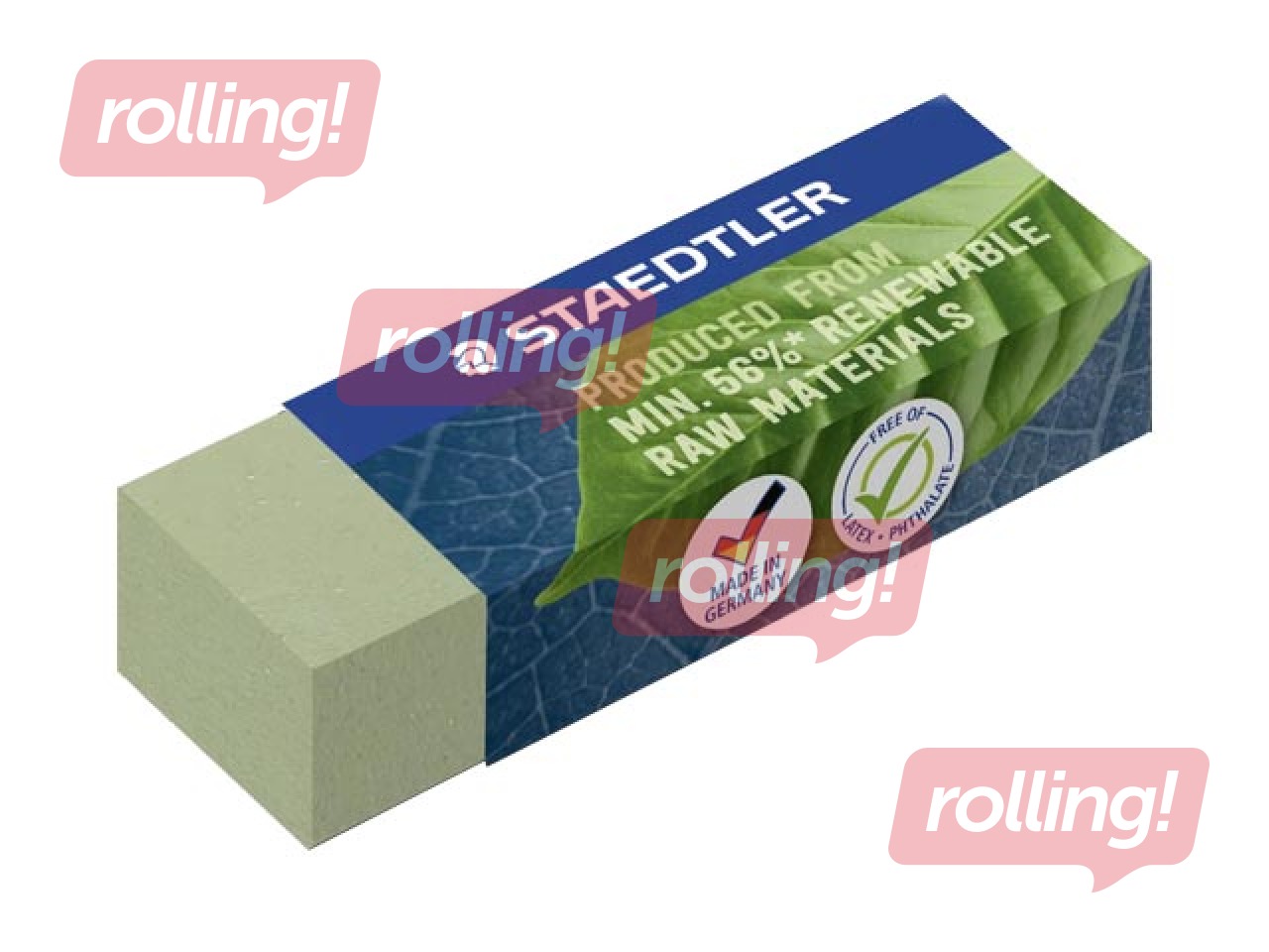 SALE Kustutuskumm Staedtler 526 80, Eco, roheline