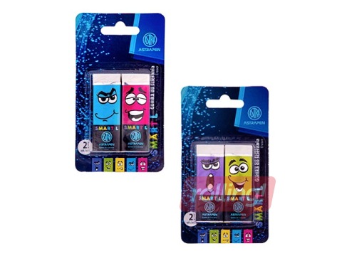 Erases Astra, emoji faces, 2 pcs.