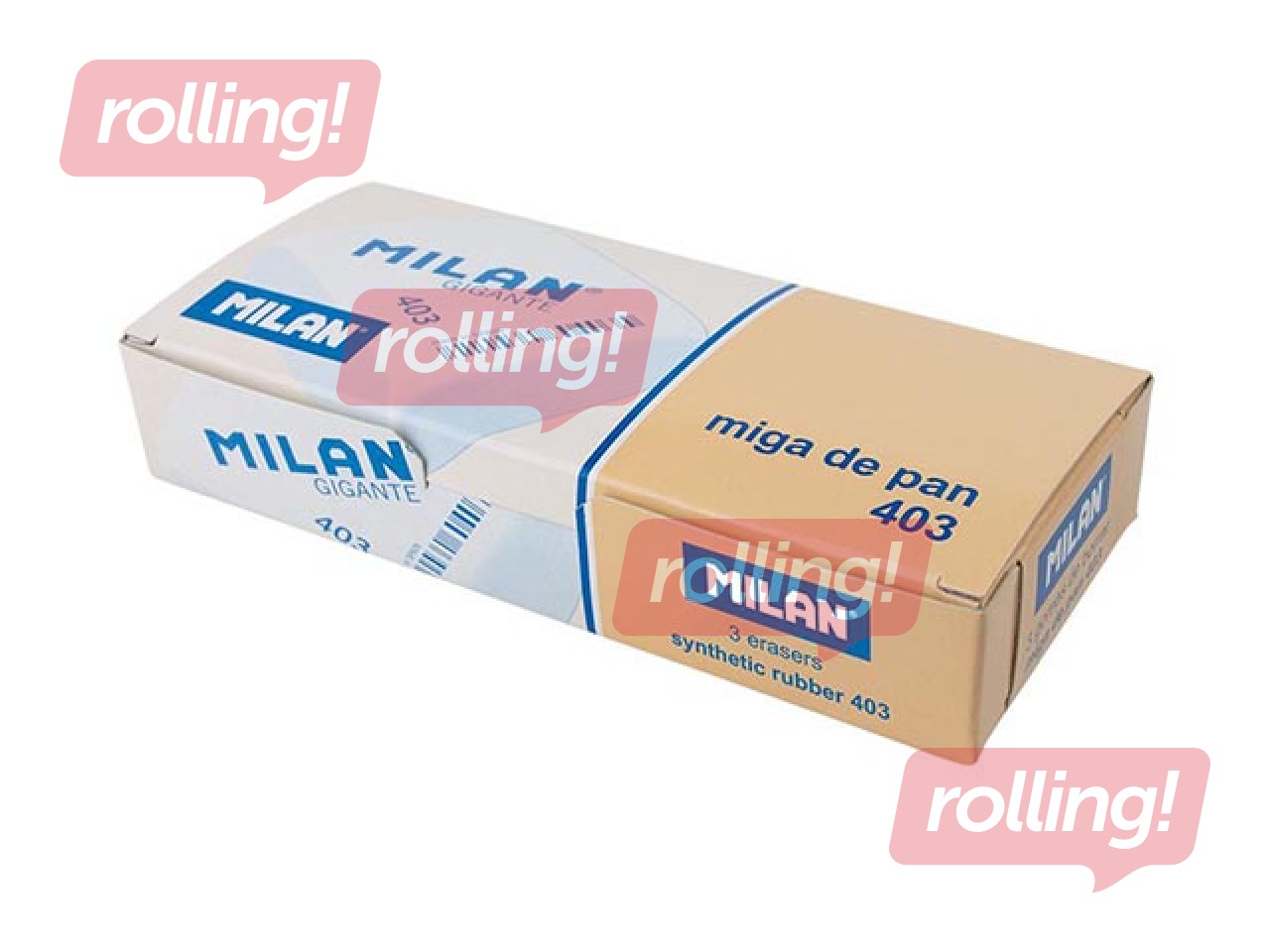 Dzēšgumija Milan 403, lielizmēra, 1 gab.