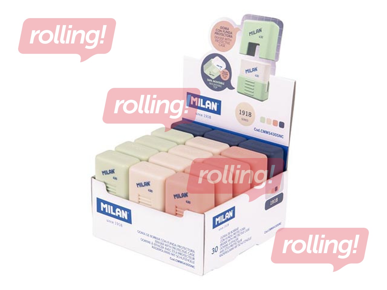 SALE Kustutuskumm Milan 430 koos kaitseümbrisega