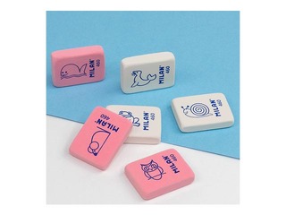 Kustukumm Milan 460, laste kujundusega, erinevates värvitoonides