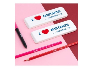 Kustutuspliiats Milan, I Love Mistakes, 4860