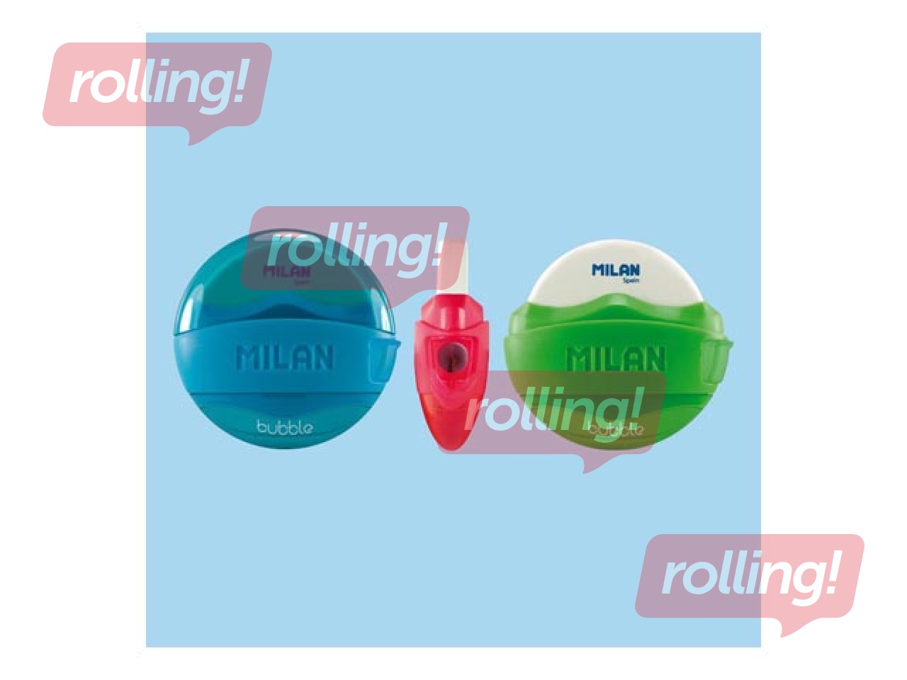 Eraser-Pencil Sharpener Milan, Bubble