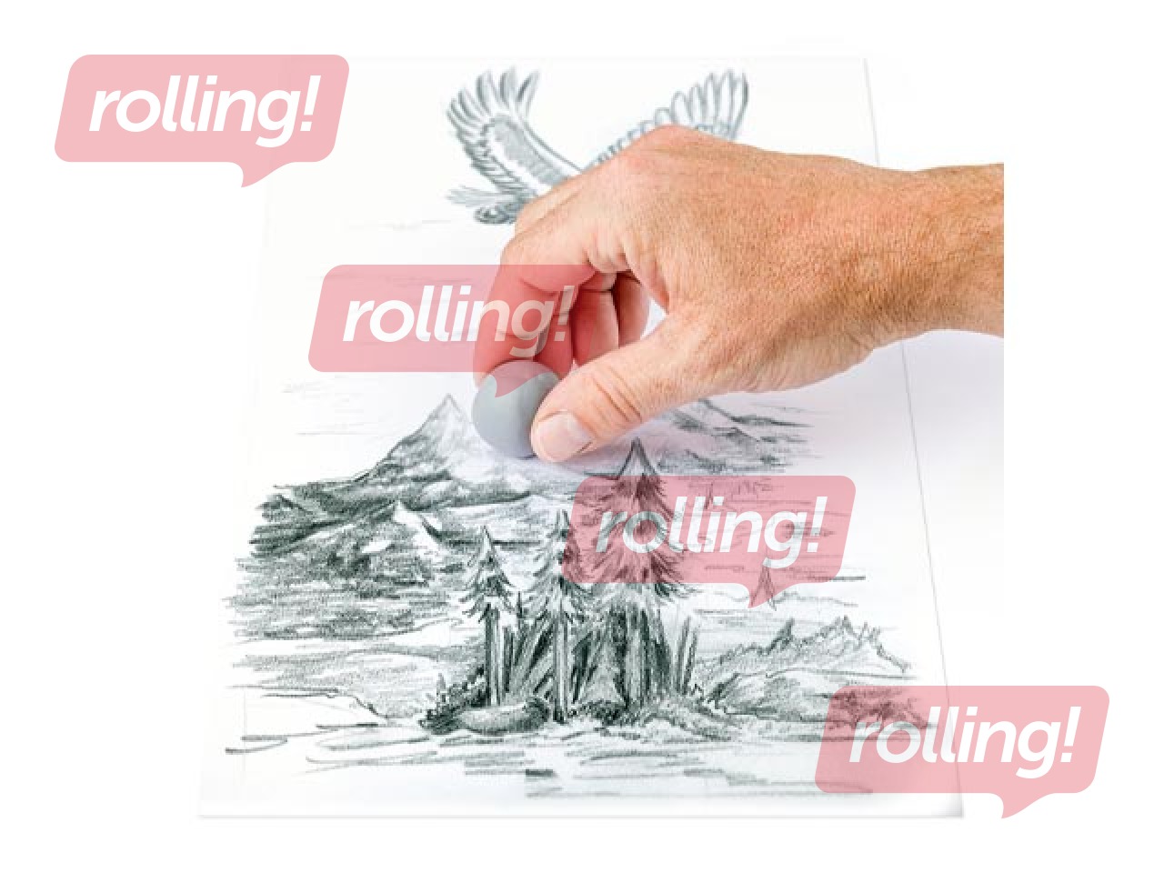 Kustutuskumm Staedtler, hall