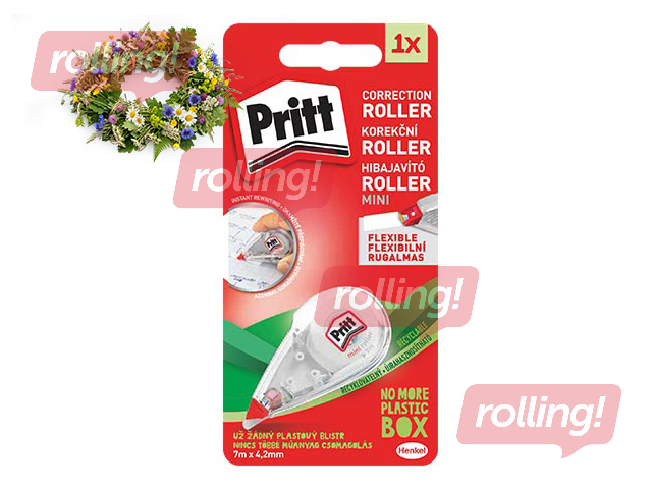 Korrektuurlint Pritt , Mini, 4.2mm x 7m +Jaanipäeva kingitus!