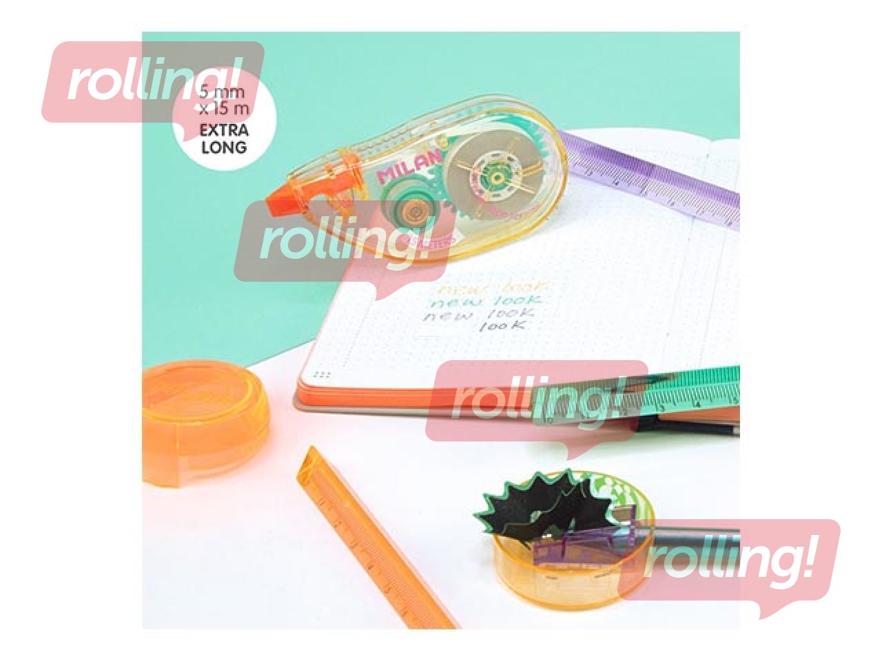 Korrektorlint Milan New Look, 5 mm x 15 m