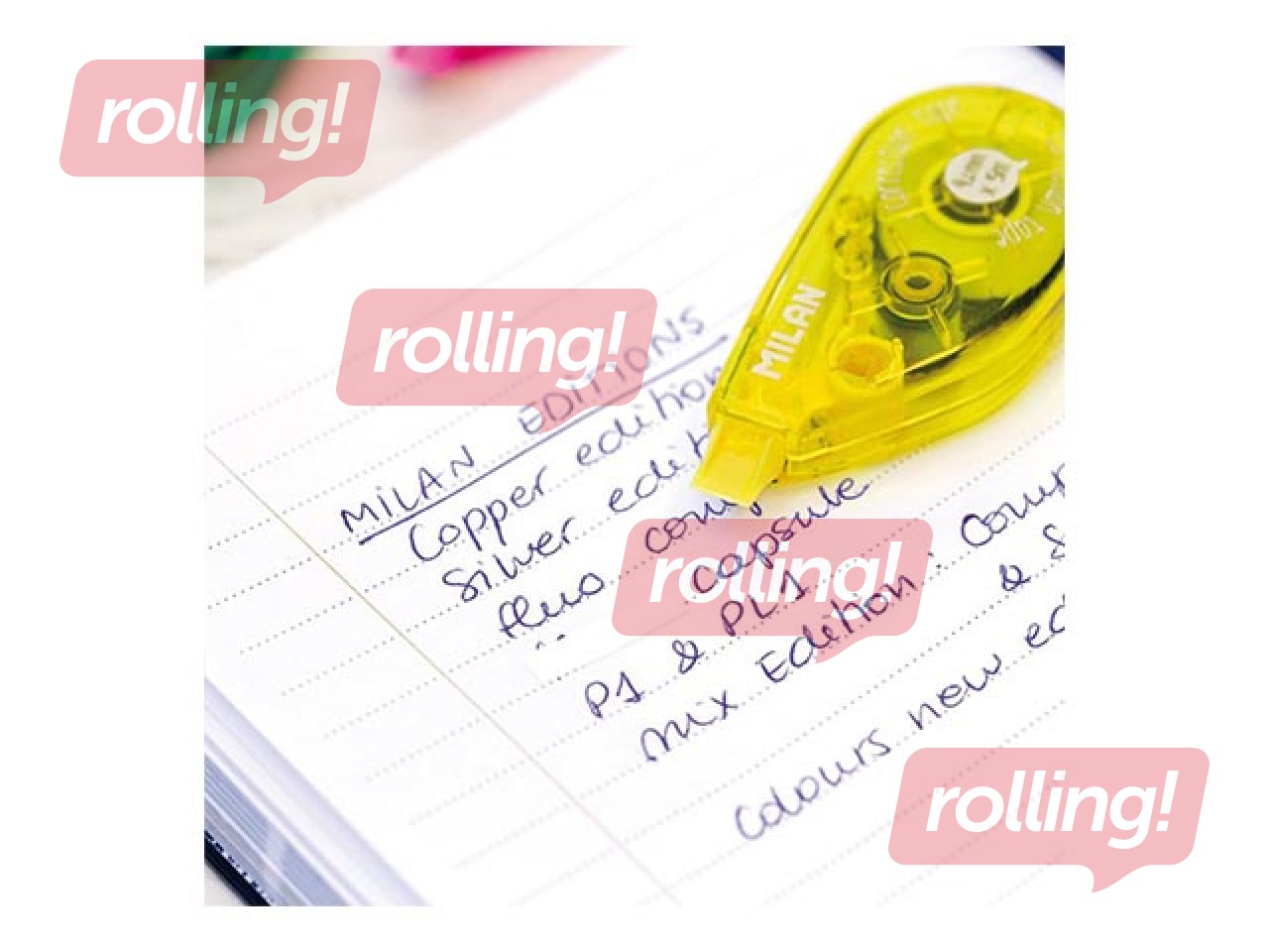 Korrektorlint Milan Pocket  Acid, 4,2 mm x 5 m