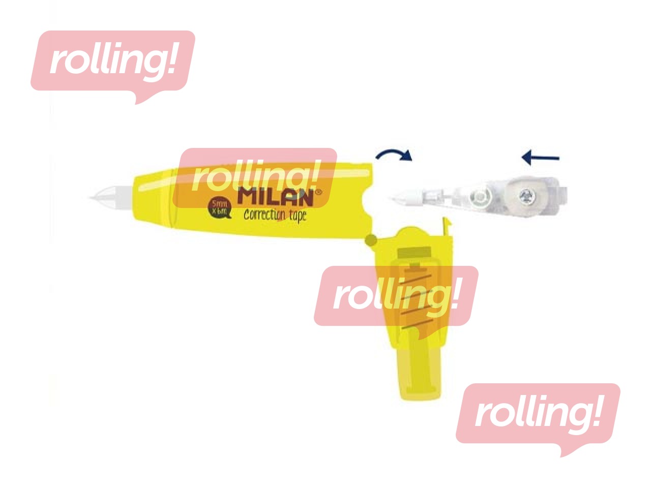 Корректирующая лента Milan, Acid, 5мм x 6м