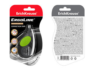Korekcijas lente ErichKrause ErgoLine, 5 mm x 8 m