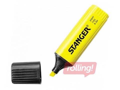 Text marker Stanger, yellow, 1-5mm