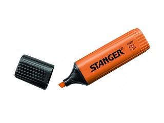Text marker Stanger, orange, 1-5mm