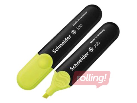 Маркер текстовой Schneider Job, жёлтый, 1-4.5мм