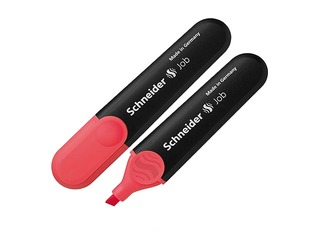 Text marker Schneider Job, red, 1-4.5mm