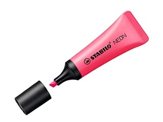 Text marker Stabilo NEON, pink, 2-5mm