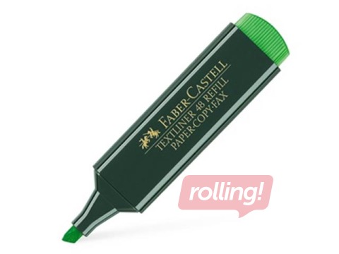Tekstimarker Faber - Castell, roheline, 1.2-5mm