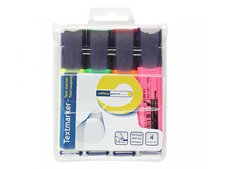 Teksti marker Office Point, 2-5mm, komplekt 4 tk.