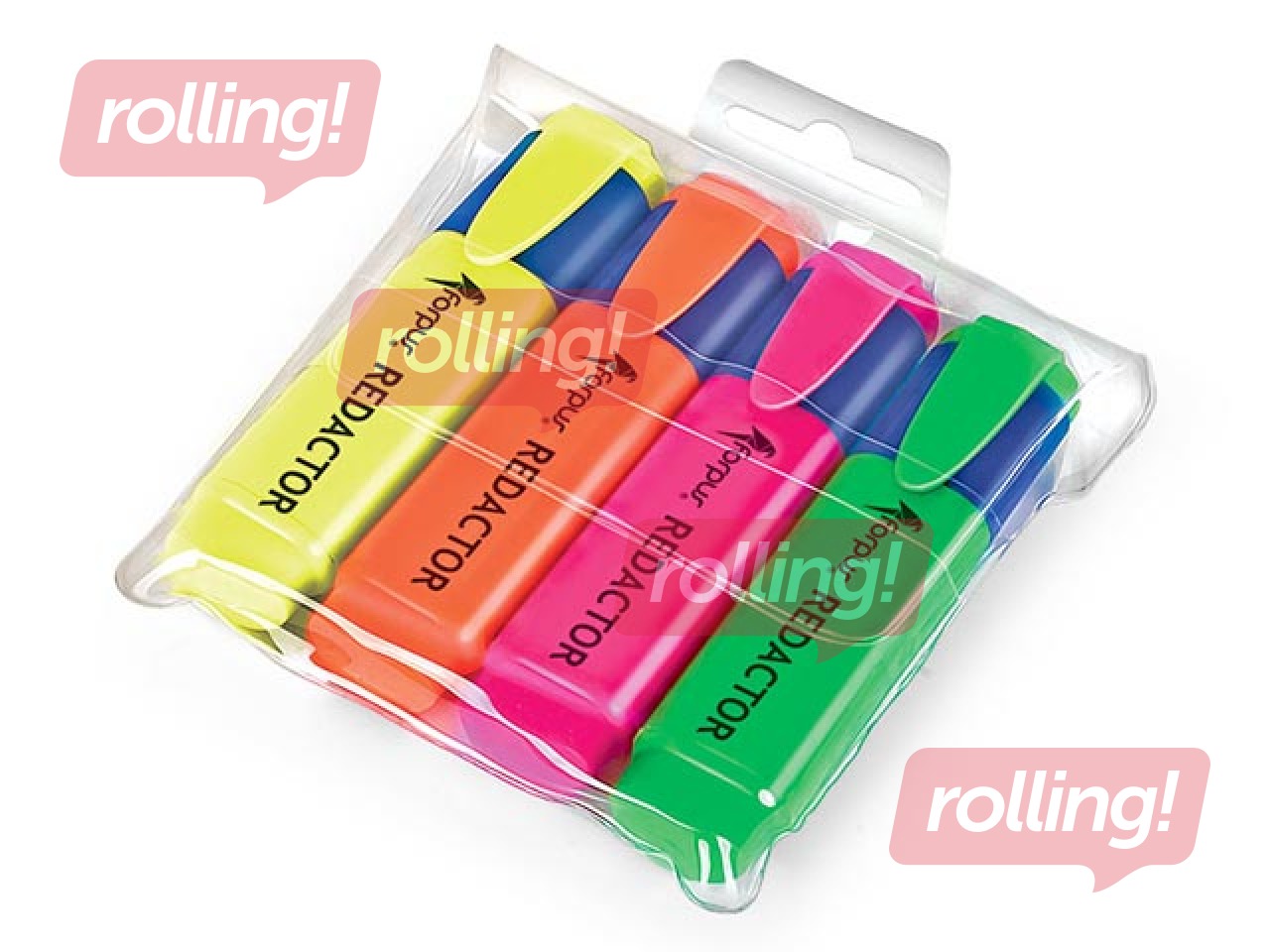 Teksti marker Forpus, 2-5mm, 4 värvi