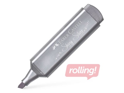 Tekstimarker Faber - Castell, pärlhõbe, 1-5mm