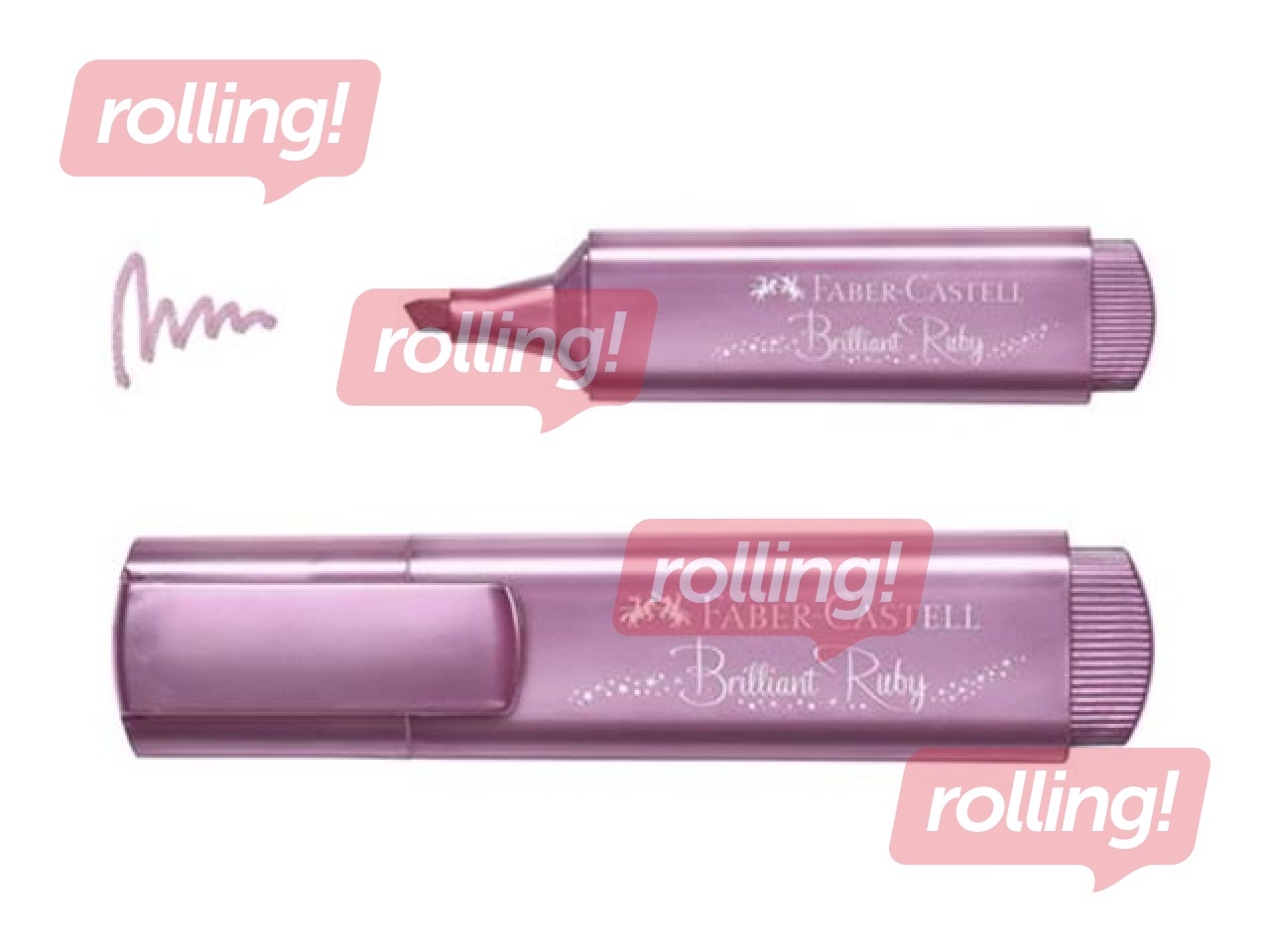 Tekstimarker Faber - Castell, lilla, 1-5mm