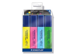Комплект текстовых маркеров Staedtler Textsurfer 364, 4 цвета