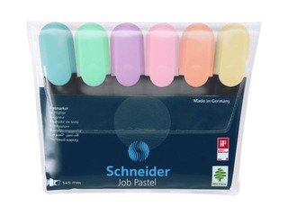 Tekstimarker Schneider Job, 1-5mm, 6 värvi