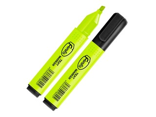 Маркер текстовой, жёлтый, 1-3мм