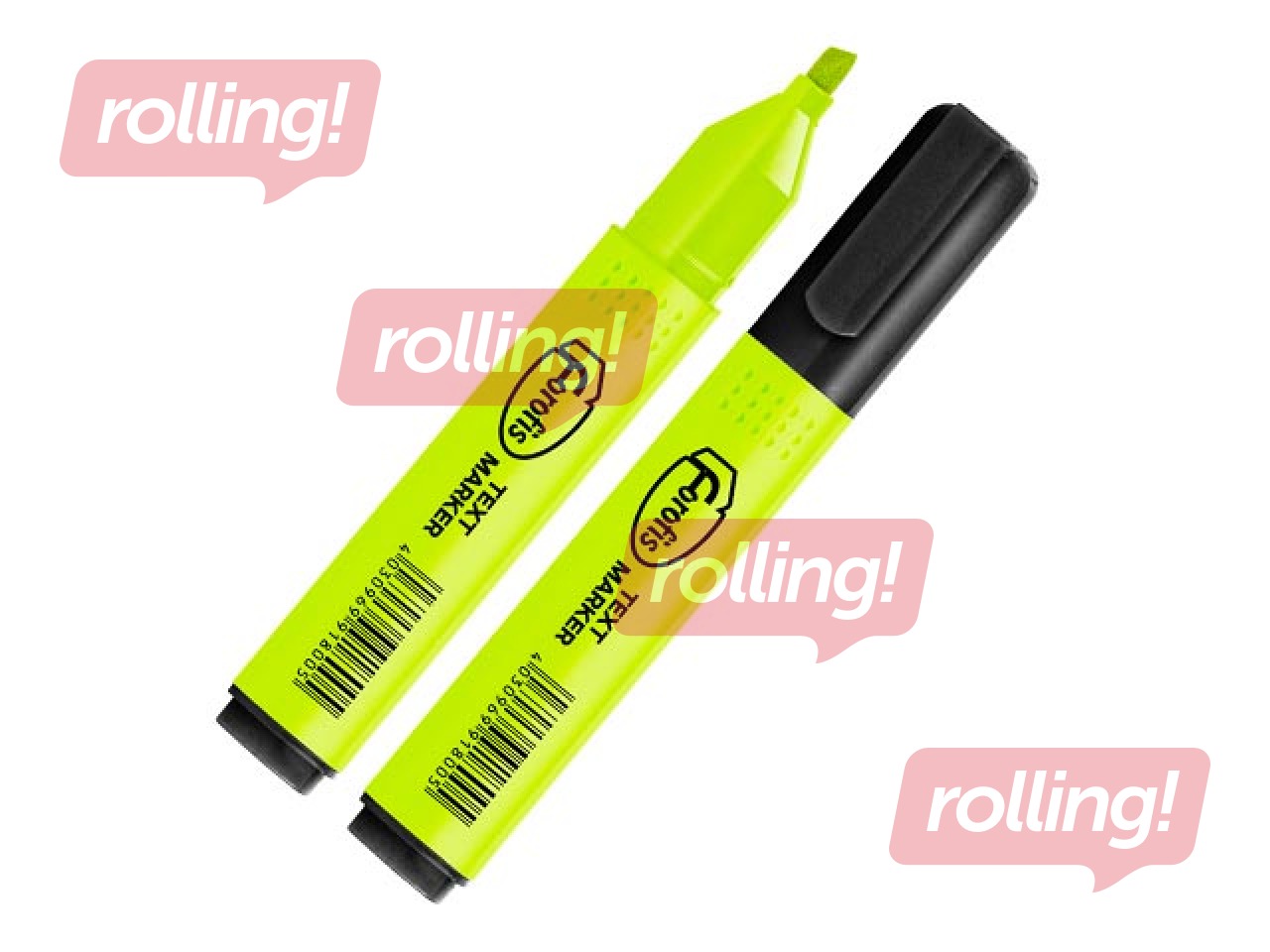 Tekstimarker Forofis, kollane, 1-3mm