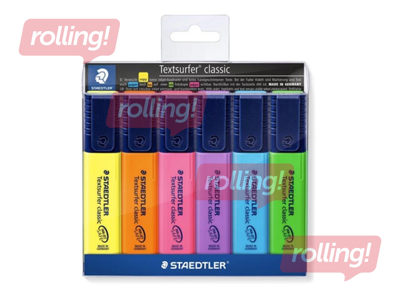 Text marker set Staedtler Textsurfer 364, 1-5mm, 6 colors
