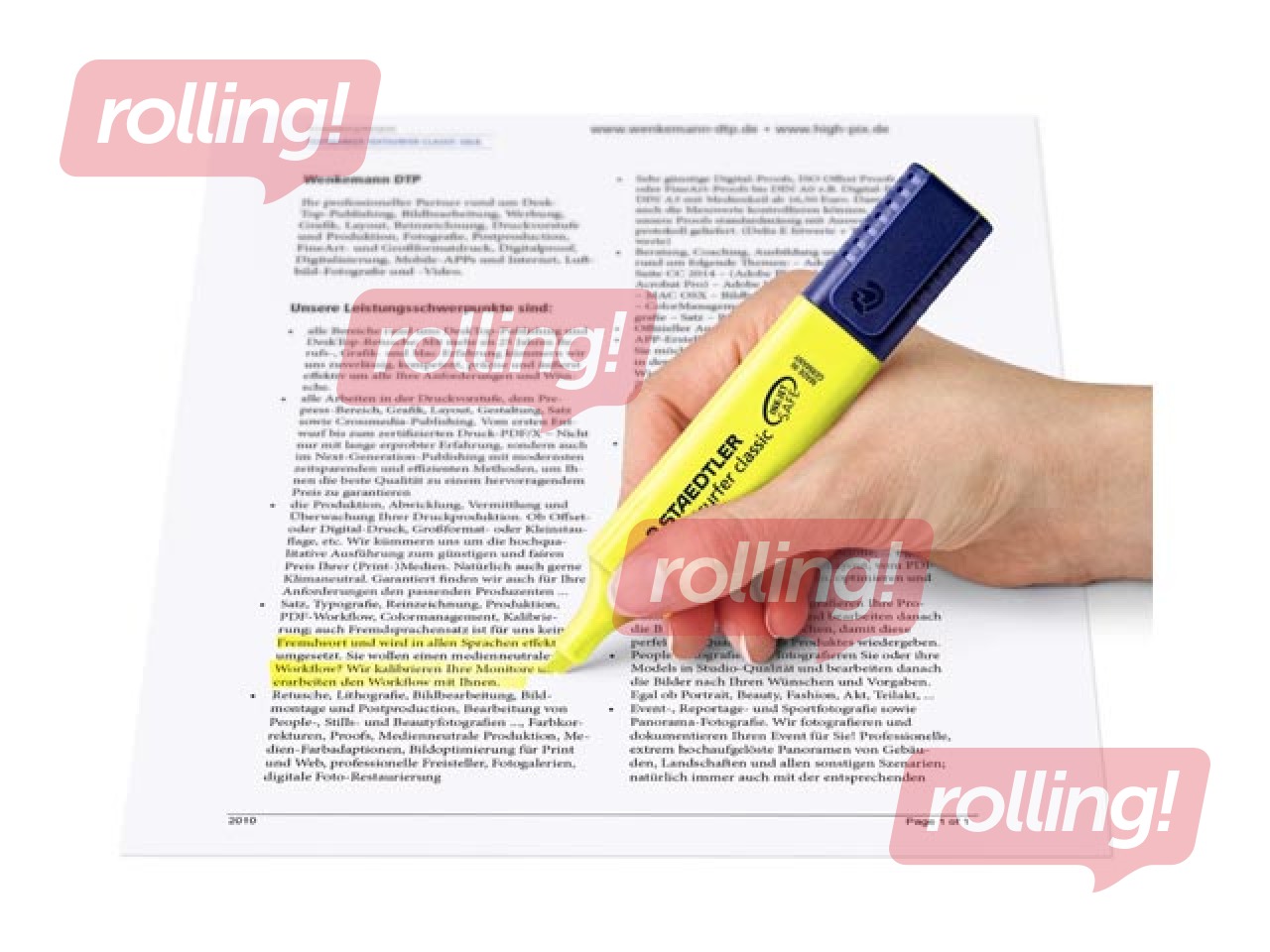 Text marker set Staedtler Textsurfer 364, 1-5mm, 6 colors